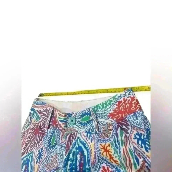 Lilly Pulitzer‎ Multi Let Minnow Callahan Shorts Sz 00 - Picture 10 of 11